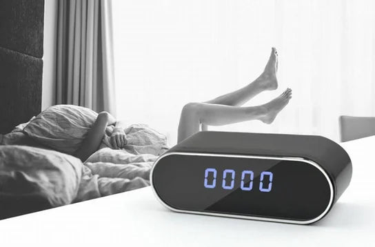HD WiFi Clock Camera with Night Vision | Smart Home Security Surveillance Camera | Motion Detection, Remote Viewing via Mobile App